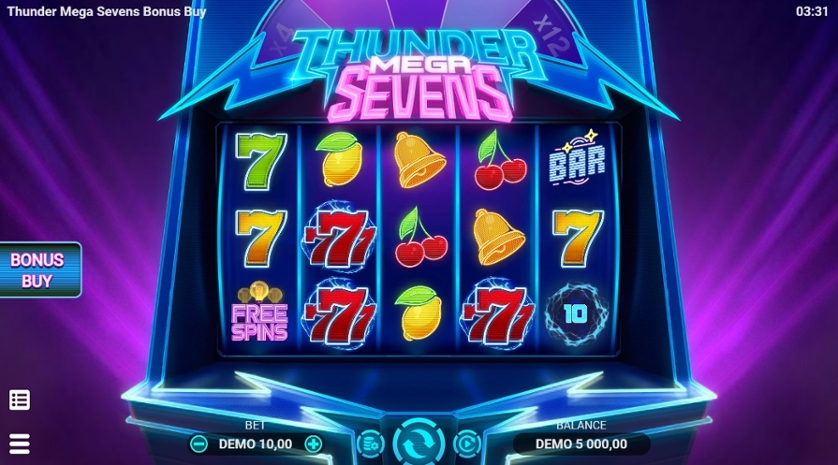 Thunder Mega Sevens Demo