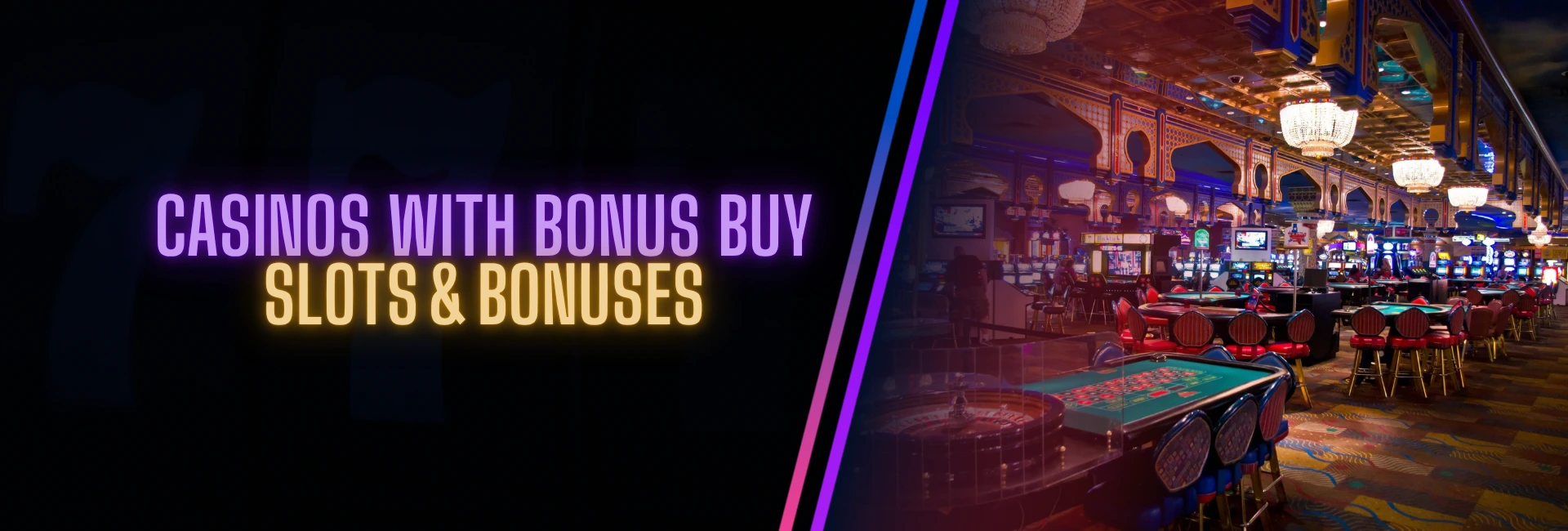 Casinos with Bonus Buy Banner